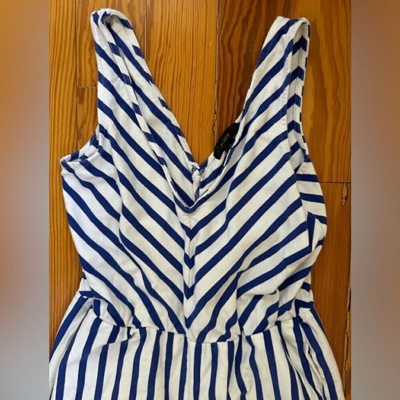 J Crew Striped Jumpsuit - Picture 2 of 5